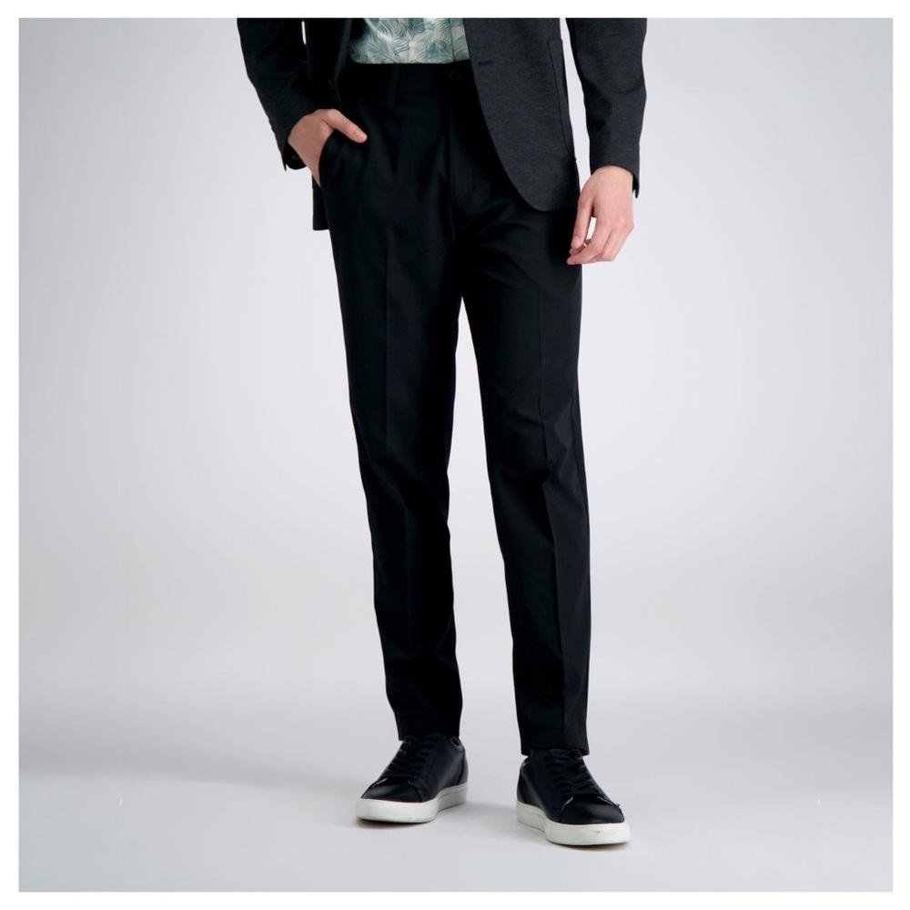 Men’s Haggar Slim Fit Black Dress Pants